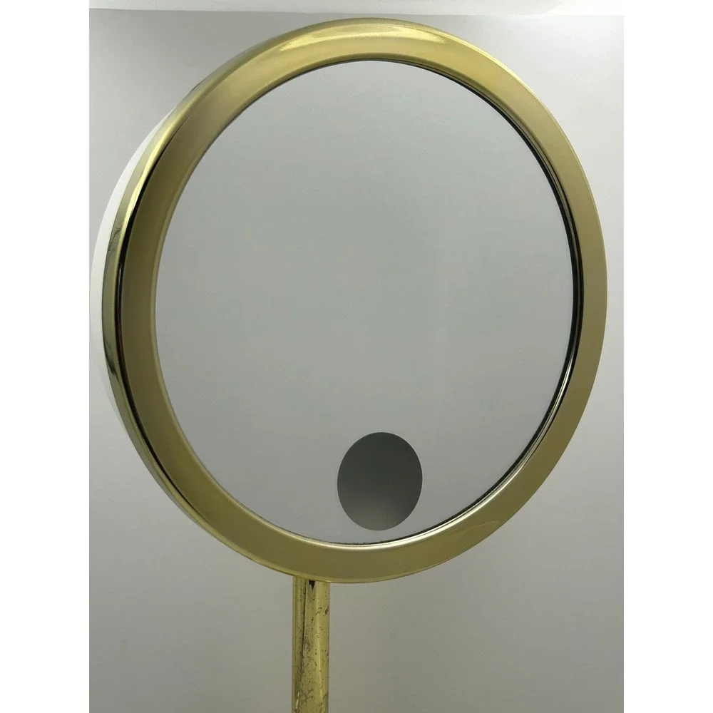 Baci Remcraft Lighted Vanity Mirror Unisex Gold Vintage‎ Hollywood Regency Glam